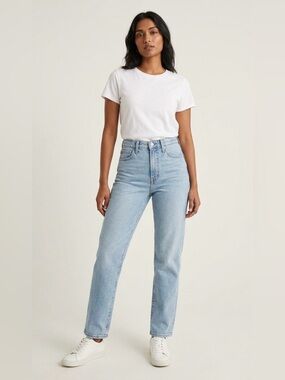 Madewell The Curvy Perfect Vintage Jean - Light Wash Size 28